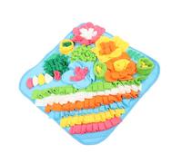 SUPVOX Interactive Dog Mat Pet Play Mat Nosework Training Pad Dog Enrichment Feeding Pad for Puppy Blue