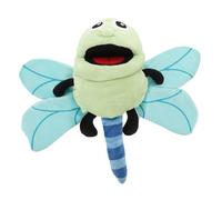 SUPVOX Interactive Dragonfly Hand Puppet Soft Plush Role Play for Early Education Movable Mouth Design with Smooth Texture Safe Washable Material for Storytelling and Presentation