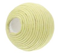 SUPVOX Interactive Sisal Rope Cat Ball Durable Chewing Scratching for Indoor Cats Engaging Ball Shape for Active Play Safe Stable Design for Kittens Yellow Color