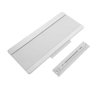 SUPVOX Interchangeable Business Door Nameplate Holder with Stainless Steel Material and Quick Information Updates for Wall Mount in Restaurant and Hotel Use