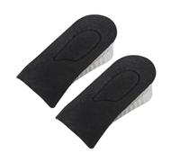 SUPVOX Invisible Height Increasing Shoe Insoles Silicone and Plush Material Black High Resilience Cushion Inserts for Men and Women for Relaxation and Exercise Shoes