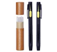 SUPVOX Invisible Tailor Chalk Marking Pen Set, Replaceable Fabric Marker Pencil for Dressmaking, Sewing Chalk with Erasable White Wax Lead, for Patchwork and Garment Tracing