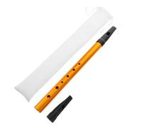 SUPVOX Irish Whistle Flute Key of D for Beginners Vertical Recorder with Aluminum Alloy Construction and Cloth Bag and Adults Musical Instrument for Learning Irish Tunes