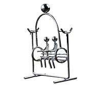 SUPVOX Iron Art Swing Balance Couple Design Physics Pendulum Momentum Conservation Desk Decoration Educational Science Ornament