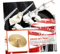 SUPVOX Jazz Drum Cymbals for Drum Practical Percussion Accessory Crash Cymbals for Drumming