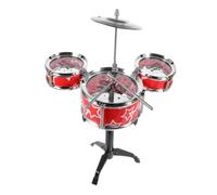 SUPVOX Jazz Drum Set for Early Education Musical Instrument with Design and Realistic Sounds for Brain Development and Fun Play