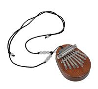 SUPVOX Jooleer Kalimba Mini Thumb Piano Necklace Keys Portable Musical Instrument for Boys and Girls Beginners
