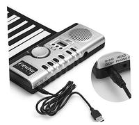 SUPVOX Keys Foldable Electronic Keyboard Piano Speaker Silicone Keyboard Piano for Boy Girl and Adults Portable for Home and Travel Use