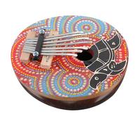 SUPVOX Keys Kalimba Thumb Piano Finger Piano Musical Instrument for Beginners and Stylish Coconut Shell Design Easy to Play with Warm Melodic Sound Random Color Pattern Random Color