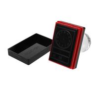 SUPVOX Kids Clock Stamp Lightweight Self-Ink Stamper with Red Ink for Educational Use Teaching Time Learning and DIY Activities