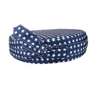 SUPVOX Kids Dining Chair Cushion Round Non-Slip Comfortable Cushion Synthetic Leather High Density Sponge Blue Simple Elegant Design for Home Use