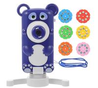 SUPVOX Kids Projection Drawing Toy with 6 Animal Cards - Desktop Drawing Projector Lamp for Interactive Learning and Bedtime Comfort - Educational Night Light for Toddlers