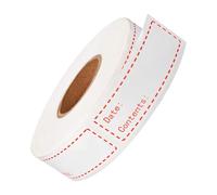 SUPVOX Kitchen Food Date Stickers 500pcs Red Removable Food Storage Labels for Home Refrigerator Date Record and DIY Classified Index Paste