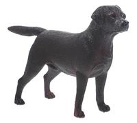 SUPVOX Labrador Retriever Dog Statue 6.3 Inch Solid Desktop Figurine for Garden and Office Decoration