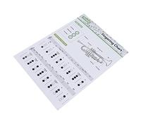 SUPVOX Large Trumpet Chord Chart Poster Beginner Trumpet Fingering Practice Guide Music Training Learning