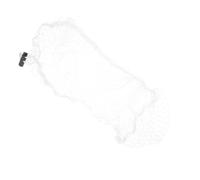 SUPVOX Large White Nylon Aquarium Protective Mesh Net Anti-jumping Escape-proof Fish Tank Cover for Turtles and Fish Rectangular round Sizes for Pet Terrariums