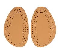 SUPVOX Leather Half Insoles Comfortable Inserts Front Shoe Pad Cushion Size S (Yellow)
