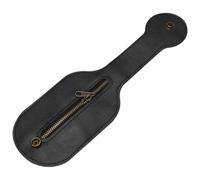 SUPVOX Leather Vintage Coin Purse Folding Waist Hanging Wallet Rustic Black Cowhide Coin Pouch for Travel and Daily Use