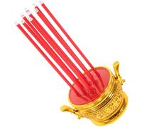 SUPVOX LED Electronic Incense Burner with 9 Red Sticks, Home Censer for Buddhist Offering and Sacrifice, LED Censer for Meditation and Temple Décor