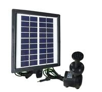 SUPVOX Led Solar Fountain Pump for Pond 4 Spray Patterns 5 Night Lights for Garden