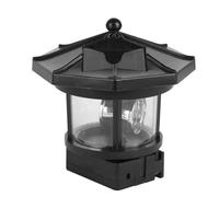 SUPVOX LED Solar Revolving Light Outdoor Garden Light 9.5Cm Waterproof Rotatable Solar Powered Decorative Landscape Lamp for Yard Lighting Decoration