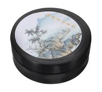 SUPVOX Lidded Plastic Inkstone Ink Slab for Calligraphy and Painting, Leak-proof Portable Ink Palette with Cover, Sturdy Plastic Chinese Inkstone for Writing and Drawing Supplies