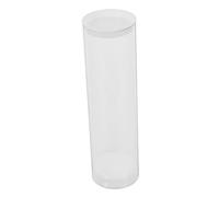 SUPVOX Lightweight Transparent Badminton Storage Tube Plastic Shuttlecock Holder for Standard Shuttlecocks Portable Organizer Container for Garden and Indoor Sports