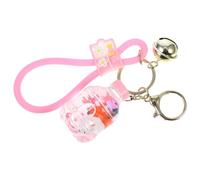 SUPVOX Liquid Bunny Keychain Cute Small Floating Quicksand Rabbit Pendant Charm for Backpack Bag Accessories