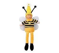 SUPVOX Lovely Bee Doll Stuffed Plaything Eco Friendly Knitted Decorative Doll for Bedtime Anxiety Relief and Home Festival Decoration Soft Skin Friendly Material