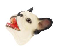 SUPVOX Lovely Vinyl Dog Head Hand Puppet for Creative Storytelling Prop Imaginative Play Puppet for Boys and Early Education Stimulates Curiosity and Animal Understanding