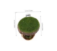 SUPVOX Magnetic Jumping Spider Hideout with Walnut Wood Climbing Platform and Fence Accessory Dual Function Habitat for Geckos Lizards and Small Pets for Exploration and Sunbathing