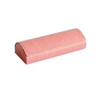 SUPVOX Hard Glasses Case Leather Sunglasses Eyeglasses Spectacle Storage Case Holder with Magnetic Closure Men and Women (Pink)