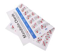 SUPVOX Mandolin Chord Chart Large Practical Fretboard Notes for Beginners Lightweight Coated Paper for Mandolin Players Teachers Songwriters