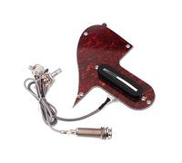 SUPVOX Mandolin Pickguard Assembly Plate Pickup for Guitar Scratch Protection in Cherry Red