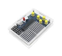 SUPVOX Manual DIY Game Console Soldering Practice Kit with Battery Box Electronic Circuit Making Kit for Adults and Easy Soldering Project for Learning and Bonding Blue
