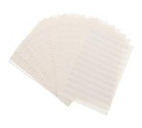 SUPVOX Manuscript Sheets Narrow Notebook Lines Staff Loose Leaf Paper Easy Replacement Practice Children's Music for Music Schools Orchestras Beginners