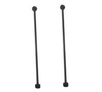 SUPVOX Marimba Mallets for Comfortable Performance 2pcs Double-head for Percussion Instruments Stainless Steel Sticks Lightweight with Rubber and Felt Heads, Exquisitely Crafted