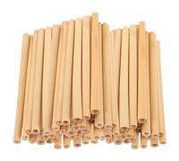 SUPVOX Mason House Reed Nest Tubes 40pcs Mason Nesting Reed Tubes Inserts Pollinating Kit Replacement Liners for House Nest Home Craft Replacement Tube