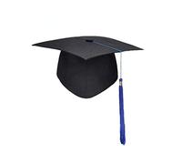 SUPVOX Master Graduation Hat with Adjustable Square Cap and Loop Tassel Academic Dress Accessory for College Ceremonies and Student Events