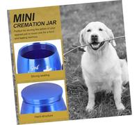 SUPVOX Memorial Pet Ashes Urn Mini Cremation Keepsake for Cat Parrot Dog Lightweight Unscrew Lid Compact Animal Ash Storage Tank for Cherished Remembrance