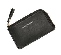 SUPVOX Men's Black Leather Wallet Short Purse Creative Coin Bag Card Holder Practical Wallet for Men