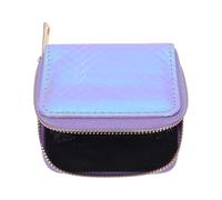 SUPVOX Mermaid Coin Wallet Small Purse with PU Material Zipper Closure Compact Change Holder for Women and Daily Use Stylish Mermaid Pattern