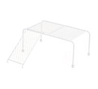 SUPVOX Mesh Chicken Coop Platform with Hollow out Design and Climbing Ladder Multi Poultry Rack for Rutin Chickens Space Saving Hen Accessory for Resting and Feeding
