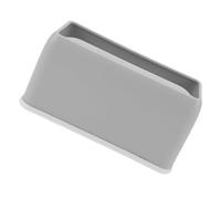 SUPVOX Metal Cat Litter Scoop Stand 17cm with Base Holder Two-tone Grey Litter Shovel Storage Rack for Indoor Organization