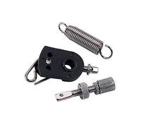 SUPVOX Metal Drum Foot Pedal Spring Cam Tensioner for Bass Drum Foot Pedal Easy to Carry and Assembly Black Colour Wc100