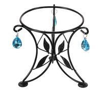 SUPVOX Metal Gazing Ball Stand Sphere Holder Crystal Ball Display Base Stable Iron Support for Garden Home Office Decor Plant Pot Rack