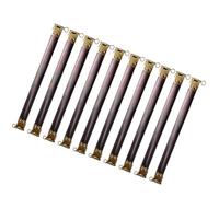 SUPVOX Metal Internal Flex Frames for DIY Handbag Hinges Replacement 16.5cm 10pcs with Spring Clip, Iron Material Suitable for Clasp Bags and Coin Purse Making Crafts