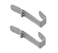 SUPVOX Metal Lighter Parts Hinge Replacement Smooth Operation and Enhanced Durability 2pcs Size 3.10x1.00x0.80cm for Gasoline and Oil for DIY Restoration and Repair Accessories