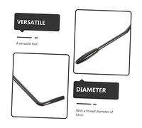 SUPVOX Metal Tremolo Bar Threaded Whammy Arm for Electric Guitar with Plastic Tip Stick for Floyd Tremolo Bridge Compatible with