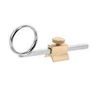 SUPVOX Metal Trumpet Valve Pull Ring Accessory Ergonomic Soft Metal Finger Grip for Secure Slip-resistant Hold Slide Handle Compatible with Various Instruments for Musicians and Concert